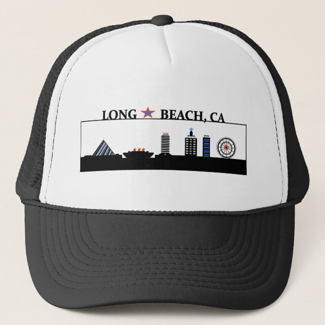 Trucker Hat of Long Beach Monuments (Front)