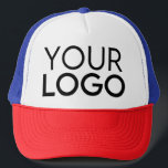 Trucker Hat - Red/Blue/White<br><div class="desc">Trucker Hat  with your logo - Red/Blue/White</div>