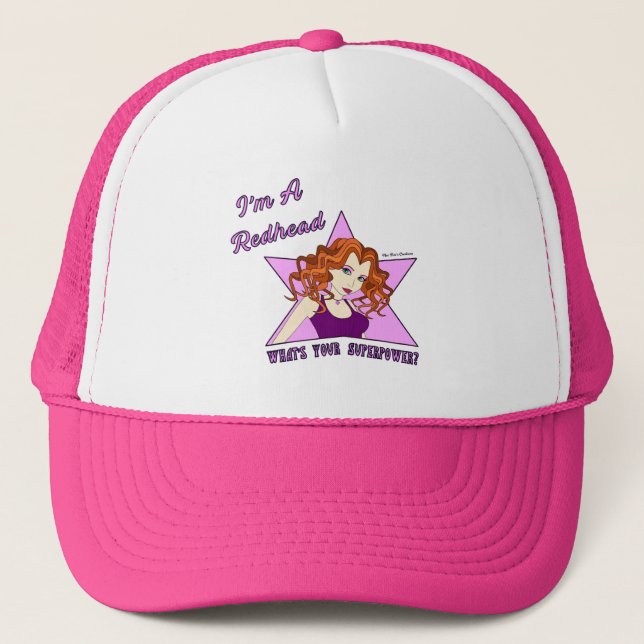 Trucker Hat - Redhead Superpower (Front)