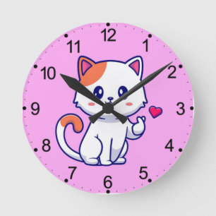 Trucker Hat Round Clock