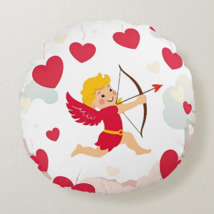 Trucker Hat Round Pillow