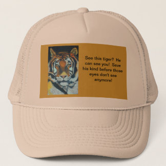 TRUCKER HAT SAVE THE TIGER