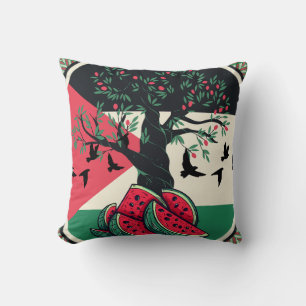 Trucker Hat Throw Pillow