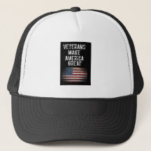Trucker Hat: Veterans Make America Great