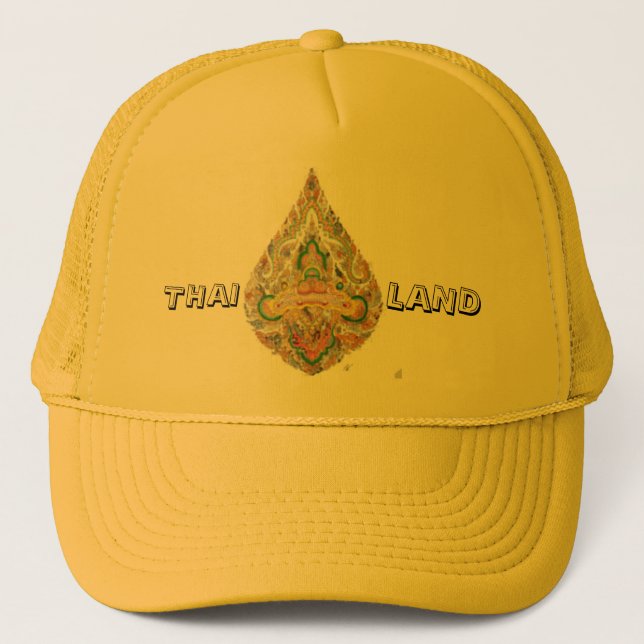 Trucker Hat, White and Black Trucker Hat (Front)