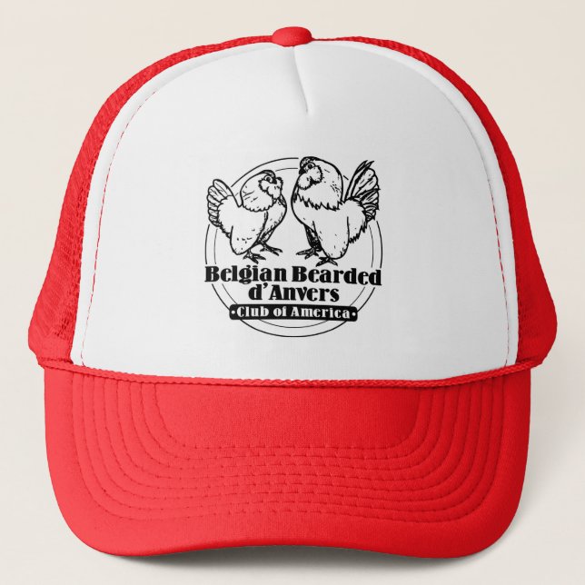 Trucker Hat with BlackWhite Logo (Front)