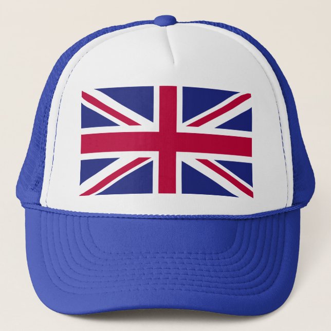 Trucker Hat with Flag of the British Union, UK (Front)