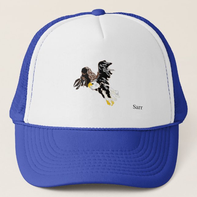 Trucker Hat's : Bald Eagle Trucker Hat (Front)