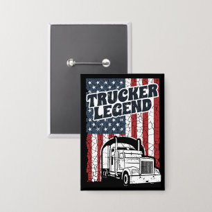 Trucker Legend Funny Semi Truck Driver Trucking