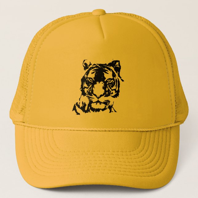 trucker men hat cap with Tiger (Front)