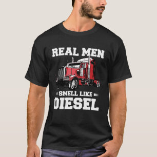 Trucker  Men Husband Semi Trailer Truck Driver  6 T-Shirt