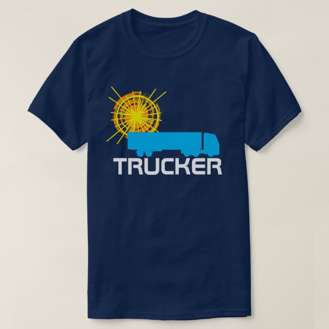 Trucker one-of-a-kind beautiful customizable T-Shirt (Design Front)