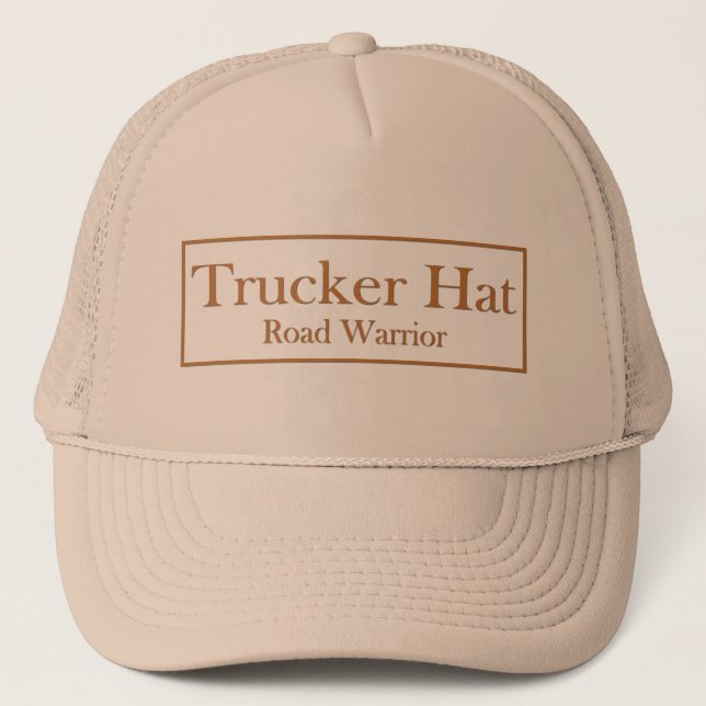 Trucker Road Warrior Exclusive Long Haul Driver Hat (Front)