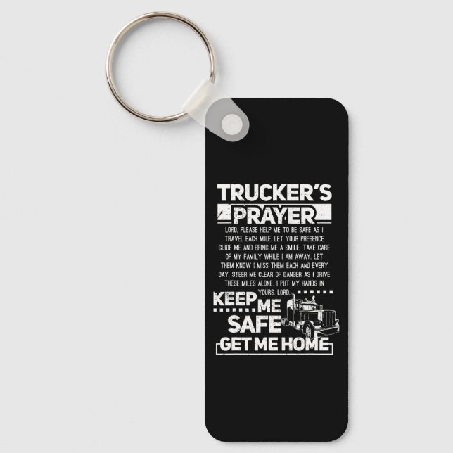 Trucker’s Prayer Keychain (Front)