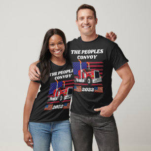 Trucker, The Peoples Convoy, America T-Shirt