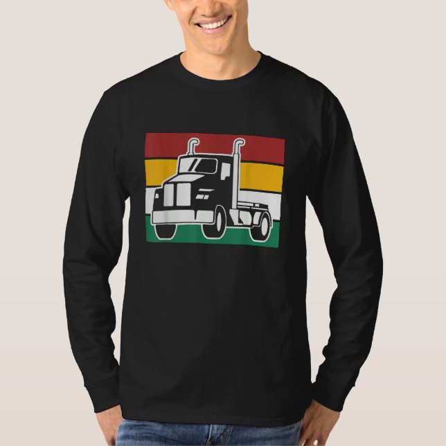 Trucker Truck Driver T-Shirt (Front)