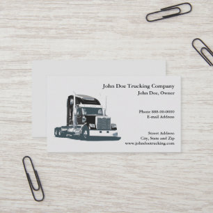 Trucker Trucking Business Card
