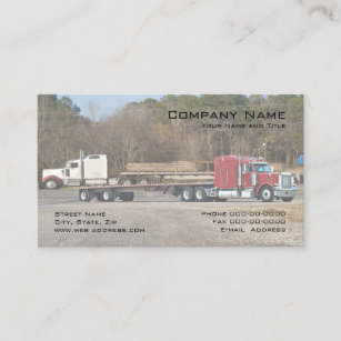 Trucker Trucking Business Card