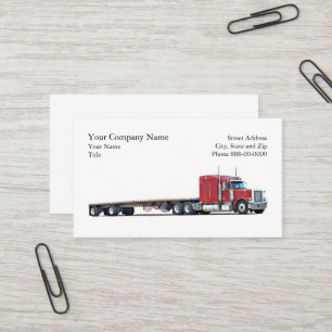 Trucker Trucking Business Card