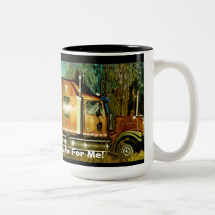 TRUCKERS BIG RIG TRUCK STOP DRINK MUGS