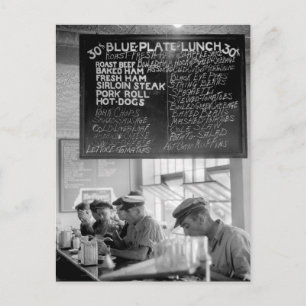 Trucker's Cafe, 1940 Postcard