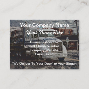 Truckers Freight Company Heavy Transport Biz Card
