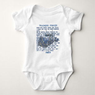 Trucker's Prayer Baby Bodysuit