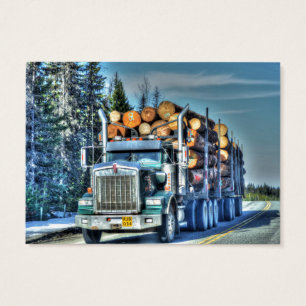 Truckers Transport Compagnie Logging Camion Biz Ca