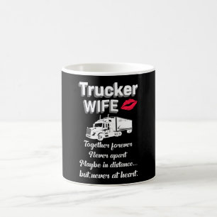 Truckers Wife Love Truck Driver Truckers Gift Idea Coffee Mug