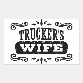 Trucker's Wife Sticker