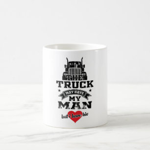 Truckers Wife Truck Driver Girl Truckers Love Gift Coffee Mug