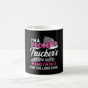 Truckers Wife Truck Driver Truckers Girl Gift Idea Coffee Mug