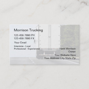 Trucking Business Cards