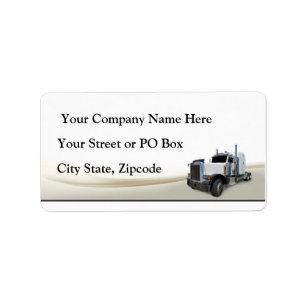 Trucking Company Label