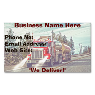 Trucking Firms Delivery Transport Biz Cards