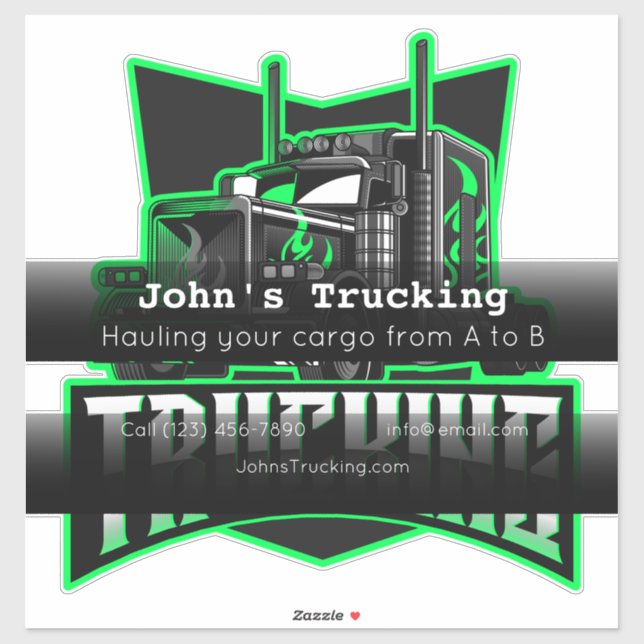 Trucking Transportation company adverting business (Sheet)