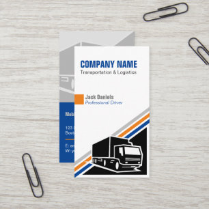 Trucking   Transportation & Logistic Business Card