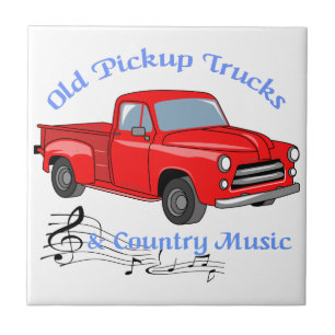 Trucks and Country Music Tile