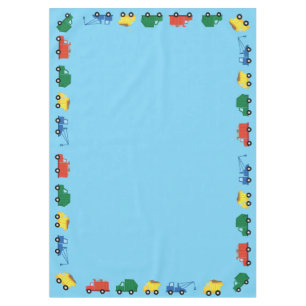 Trucks Birthday Party Tablecloth