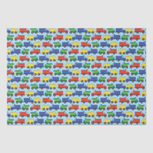 Trucks Boy Baby Shower Construction Cute Tissue Paper