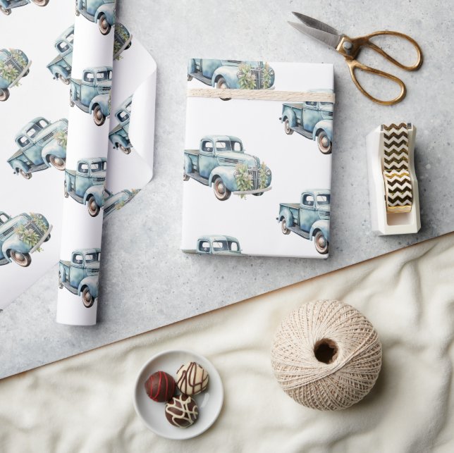 Trucks Dad Birthday Wrapping Paper (Crafts)