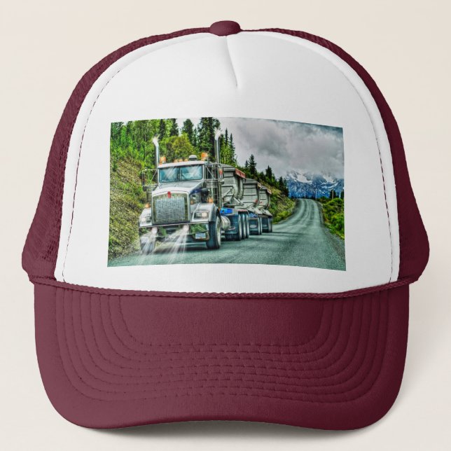 Trucks for Truckers & Truck-lovers Trucker Hat (Front)
