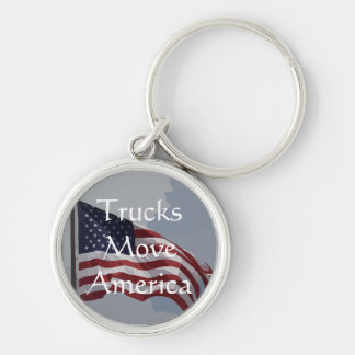 Trucks Move America Keychain