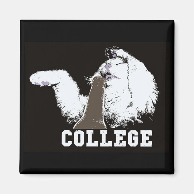 trucs sur mon chat - aimant (Devant)