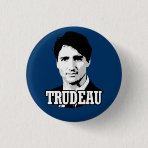 Trudeau 1 Inch Round Button