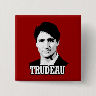 Trudeau 2 Inch Square Button