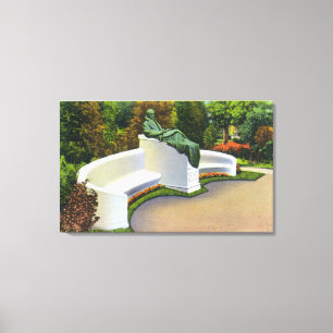 Trudeau Memorial, Trudeau Sanatorium Scene Canvas Print