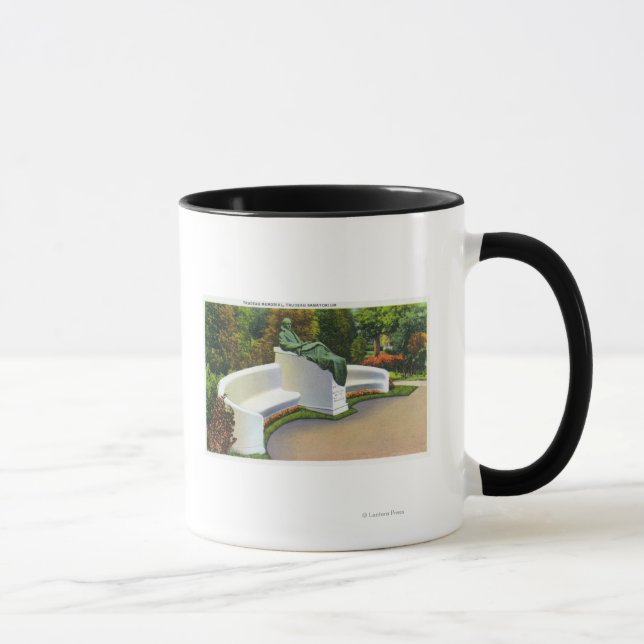 Trudeau Memorial, Trudeau Sanatorium Scene Mug (Right)