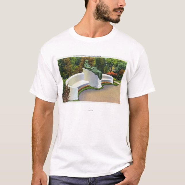 Trudeau Memorial, Trudeau Sanatorium Scene T-Shirt (Front)