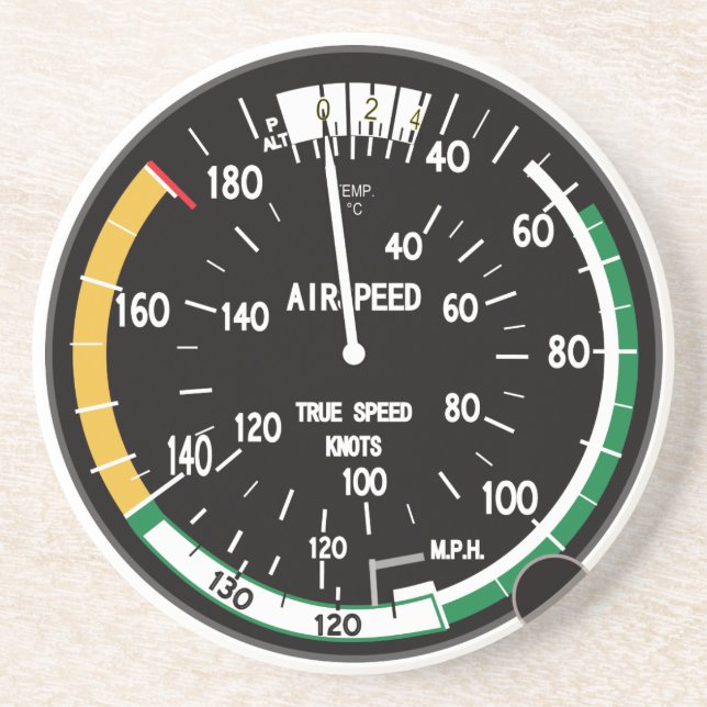 True Airspeed Indicator Coaster (Front)